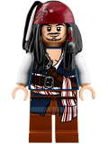 LEGO poc035 Captain Jack Sparrow Filigree Vest (71042)