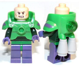 LEGO sh039 Lex Luthor - Battle Armor, Dark Purple Legs