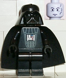 LEGO sw004a Darth Vader (Light Bluish Gray Head)